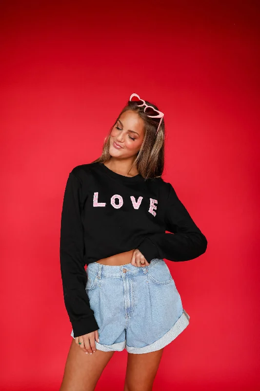 Love Sweatshirt - Black