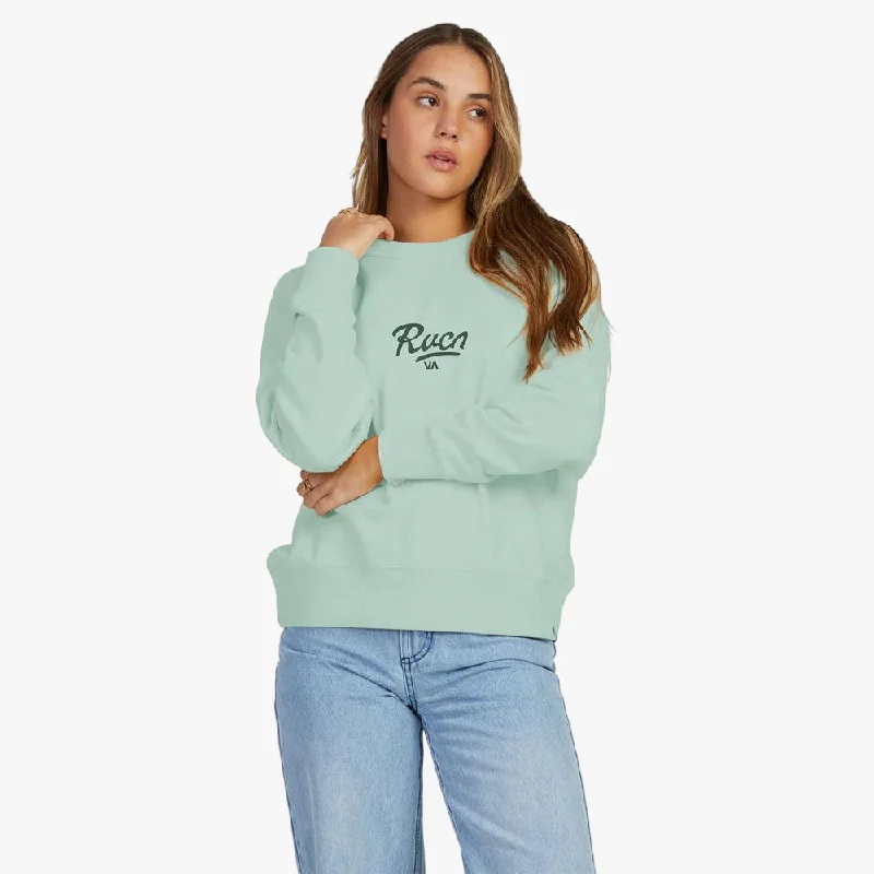 Rvca Womens Decca Hoodie Sage