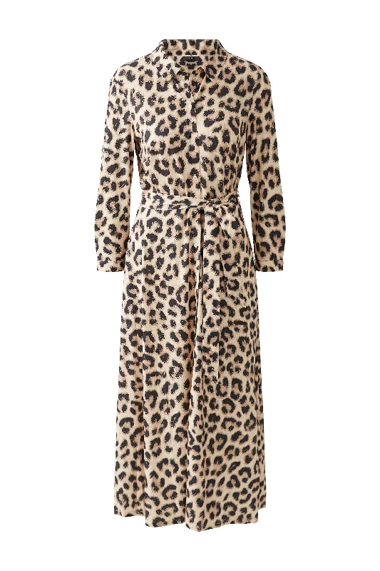 Shirt Dress - Leopard Print