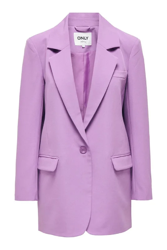 Lana-Berry Oversized Blazer - Dewberry