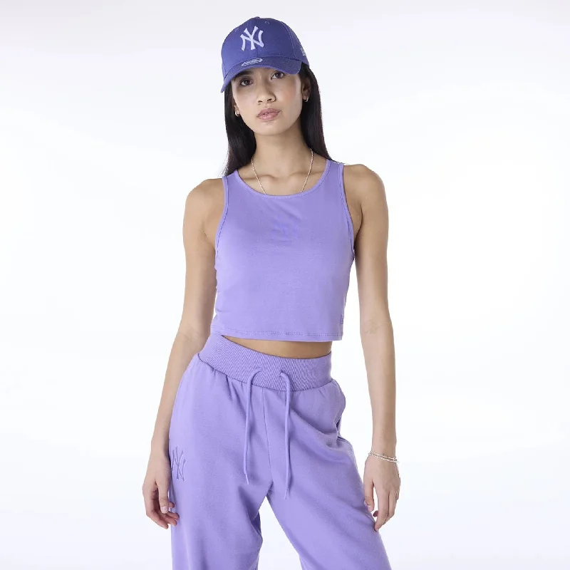 New York Yankees Womens MLB League Essential Purple Vest