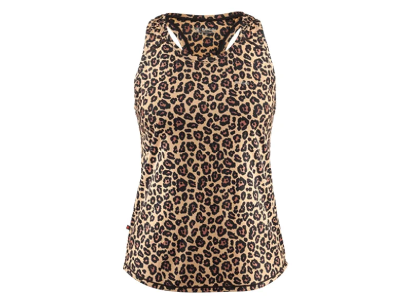 Sugoi Coast Print Tank - Womens - Black-Leopard