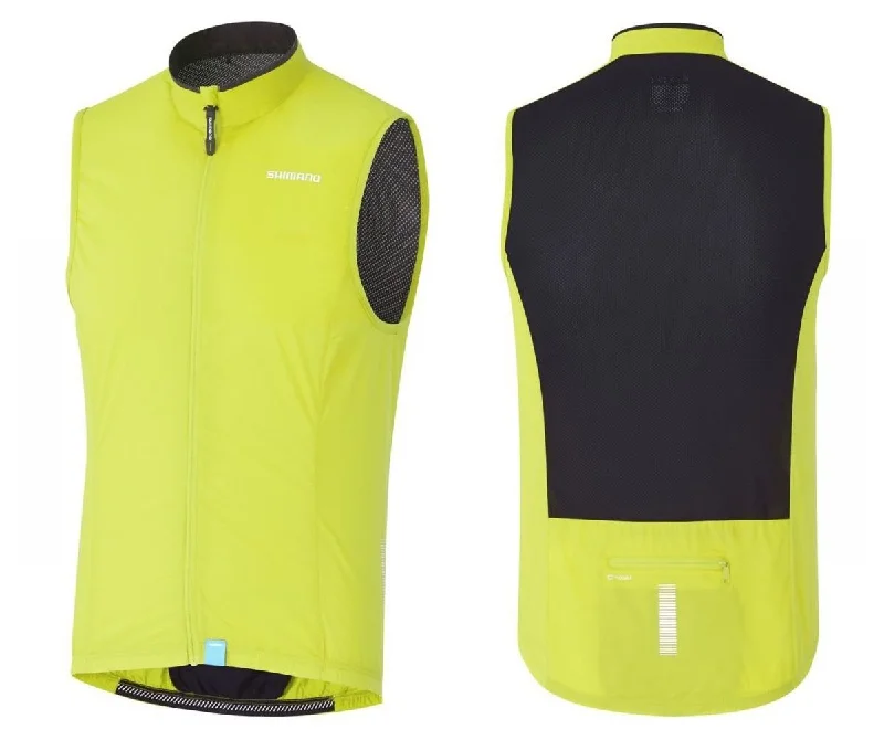 Shimano Compact Wind Vest - Neon Yellow