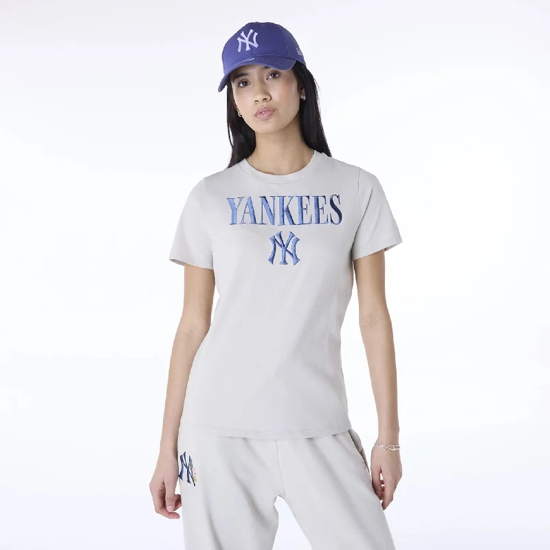 New York Yankees Womens MLB Cream T-Shirt