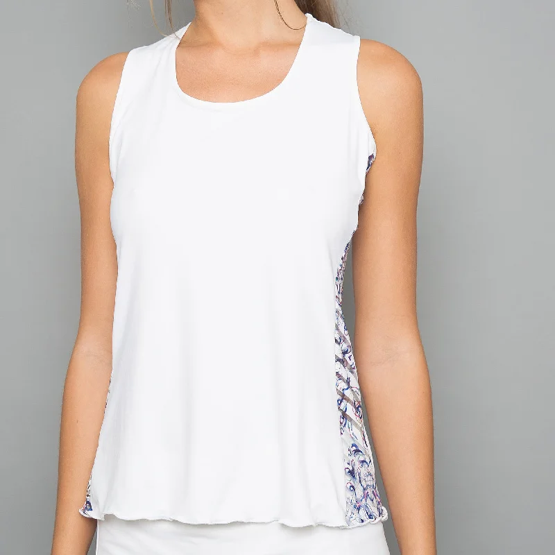 Mosaic Tank Top (white)