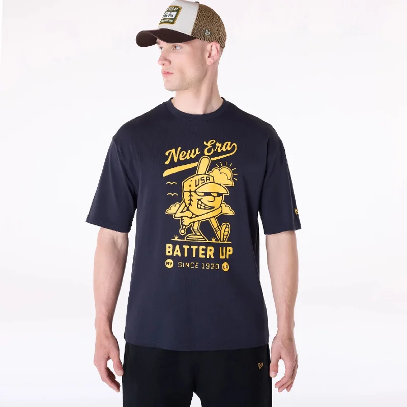 New Era Baseball Graphic Navy T-Shirt