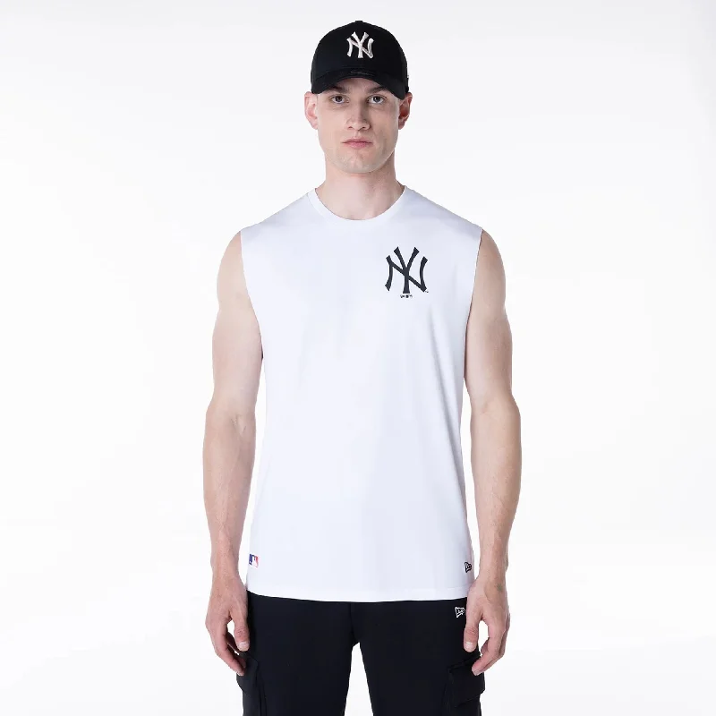 New York Yankees MLB White Sleeveless Vest