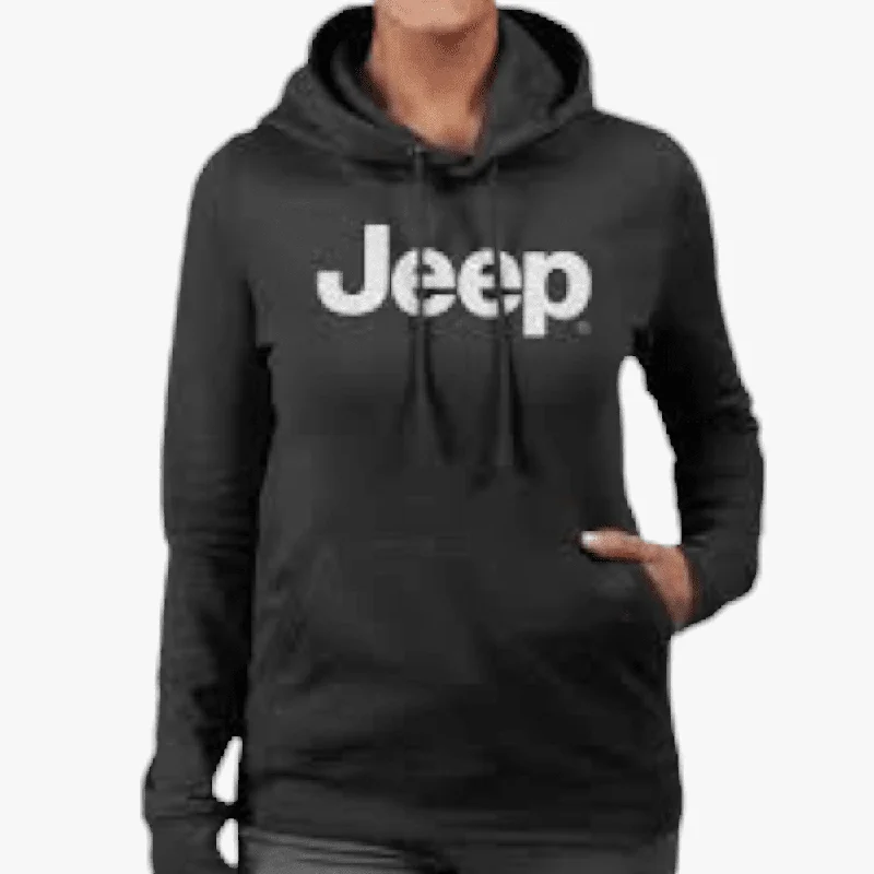 Jeep Womens Icon Pullover Hoody Black