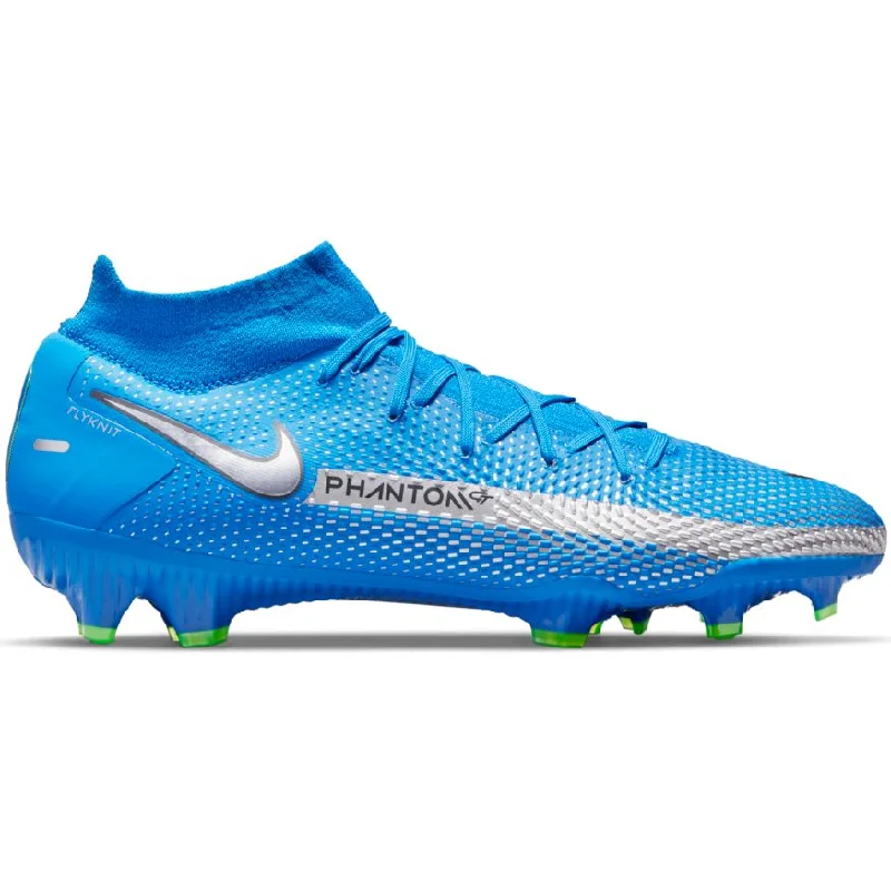 Nike Phantom GT Pro Dynamic Fit FG-PHOTO BLUE/METALLIC SILVER-RAGE GREEN