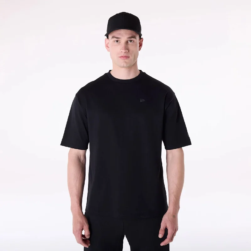 New Era Sticker Black Oversized T-Shirt