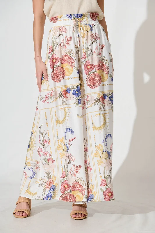 Mariah Pant In Vintage Floral Print