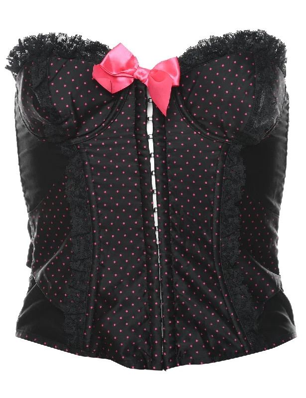 Black Bustier - L