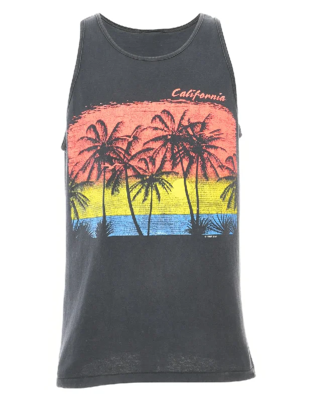 California Printed Vest - M