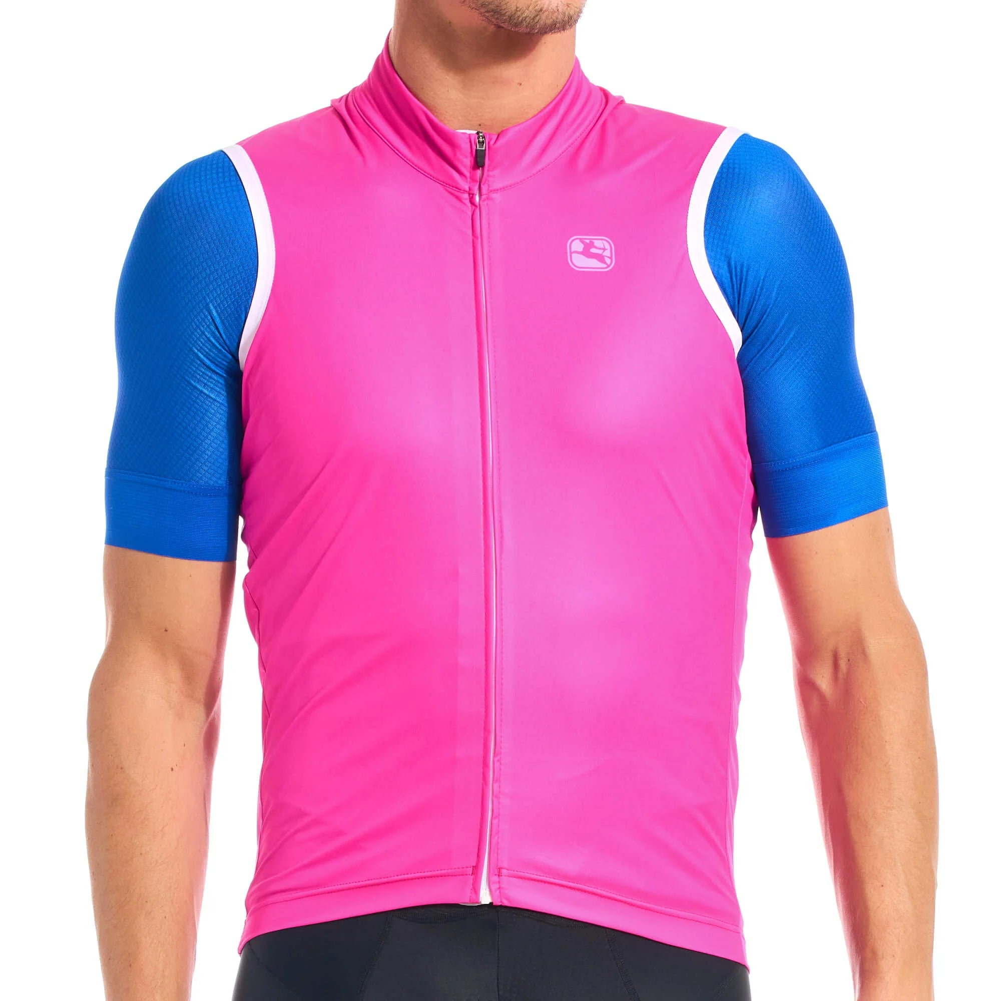 Giordana Wind Vest with Rear Pocket - Neon Orchid