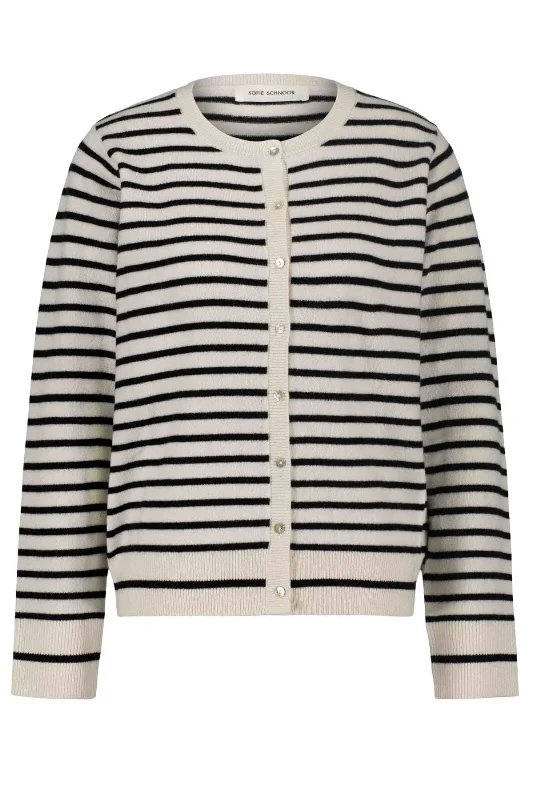 Sofie Schnoor - Cardigan - 9096 Black Off White