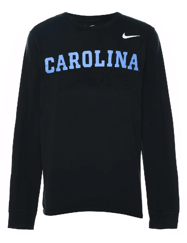 Nike Blue & Black Carolina T-Shirt - M