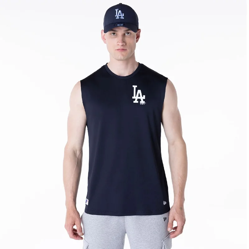 LA Dodgers MLB Navy Sleeveless Vest