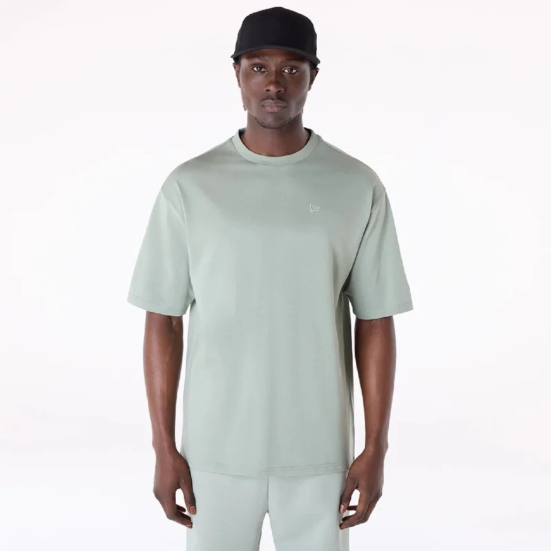 New Era Sticker Pastel Green Oversized T-Shirt