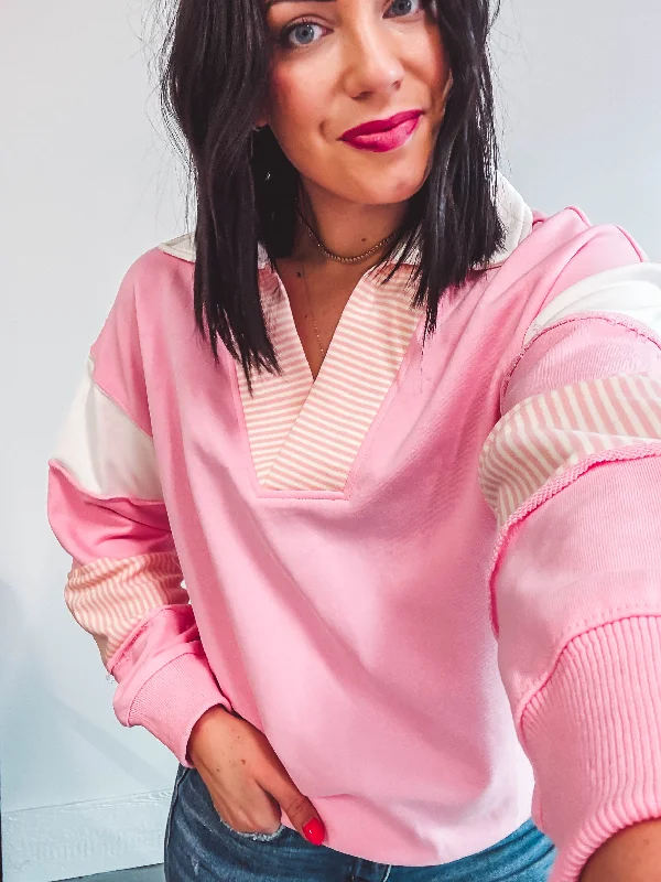 Jaiden Pullover-Pink