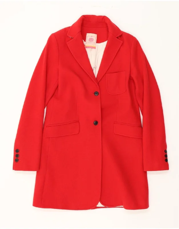 VILAGALLO Womens Overcoat IT 40 Small Red