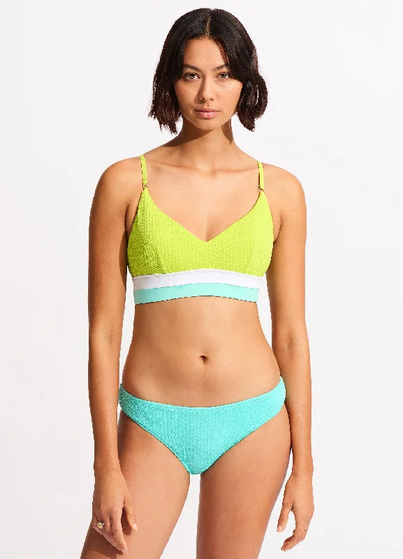 Slice Of Splice Bralette - Lime Burst