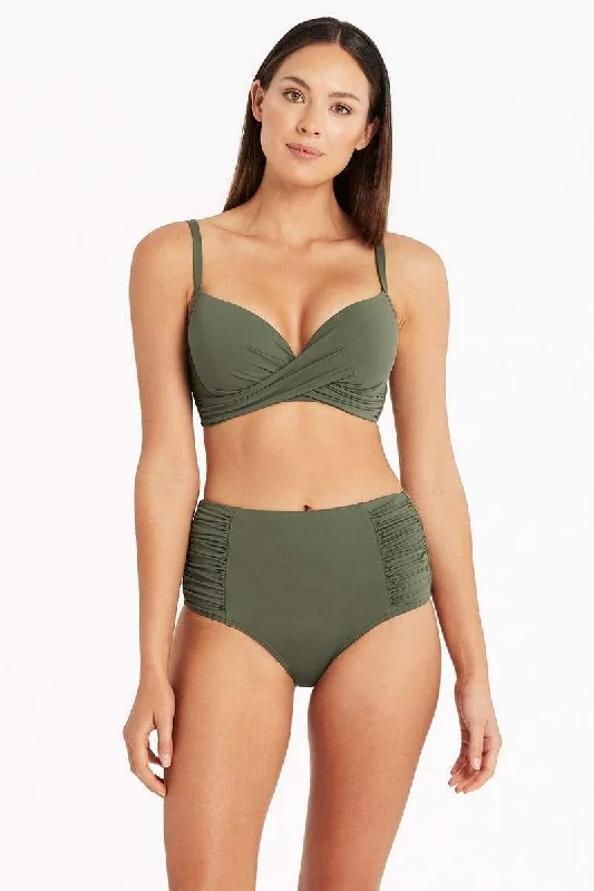 Eco Essentials Cross Front Moulded Cup Bra