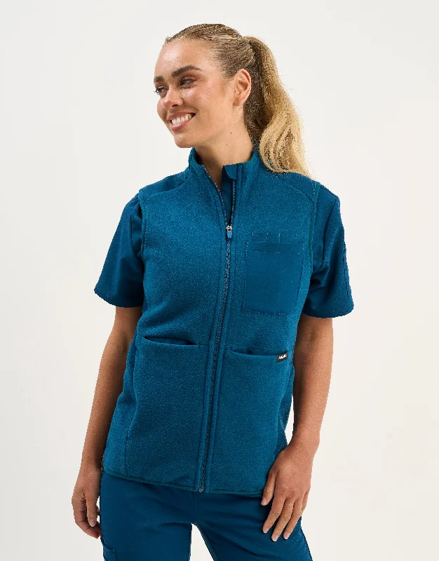 Essential Fleece Vest - Gibraltar Blue