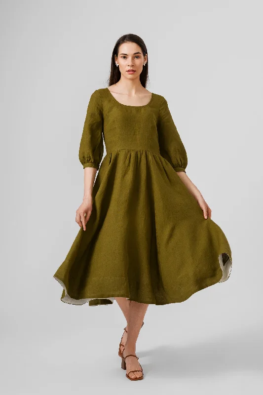 Carmen dress, 3/4 Sleeve