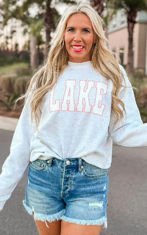 LAKE Graphic Crewneck Sweatshirt