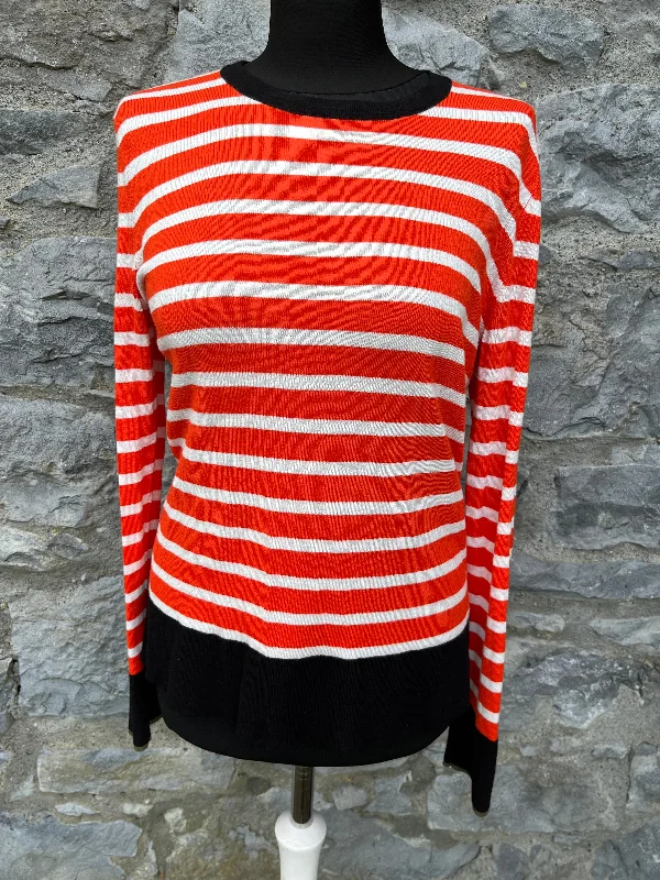 Red stripy top uk 10-12