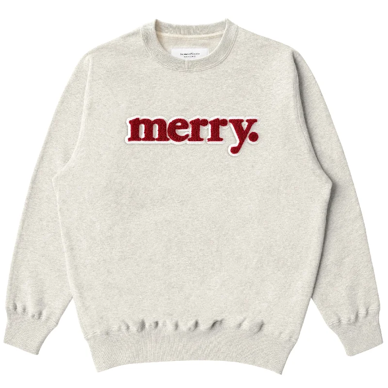 Merry Sweatshirt Eggshell - Unisex