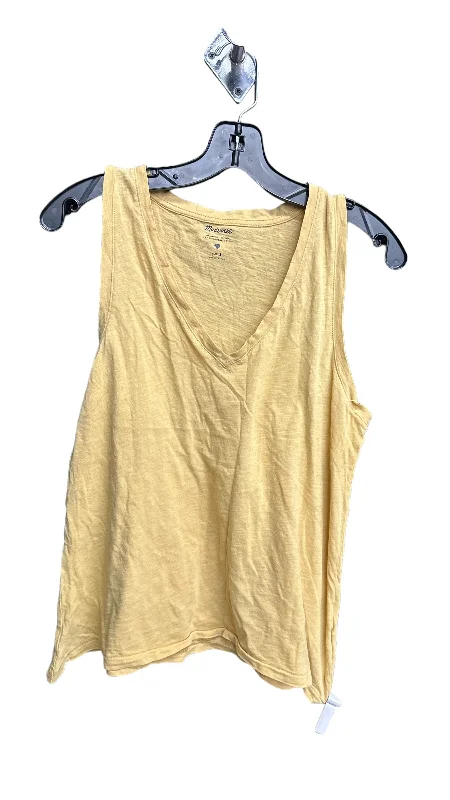 Yellow Tank Top Madewell, Size S Sophisticated Women's Tailored