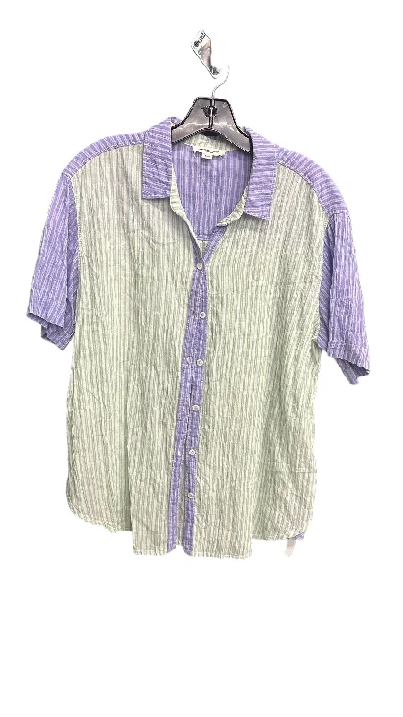 Top Short Sleeve By Beachlunchlounge  Size: L Monochromatic All - in - one