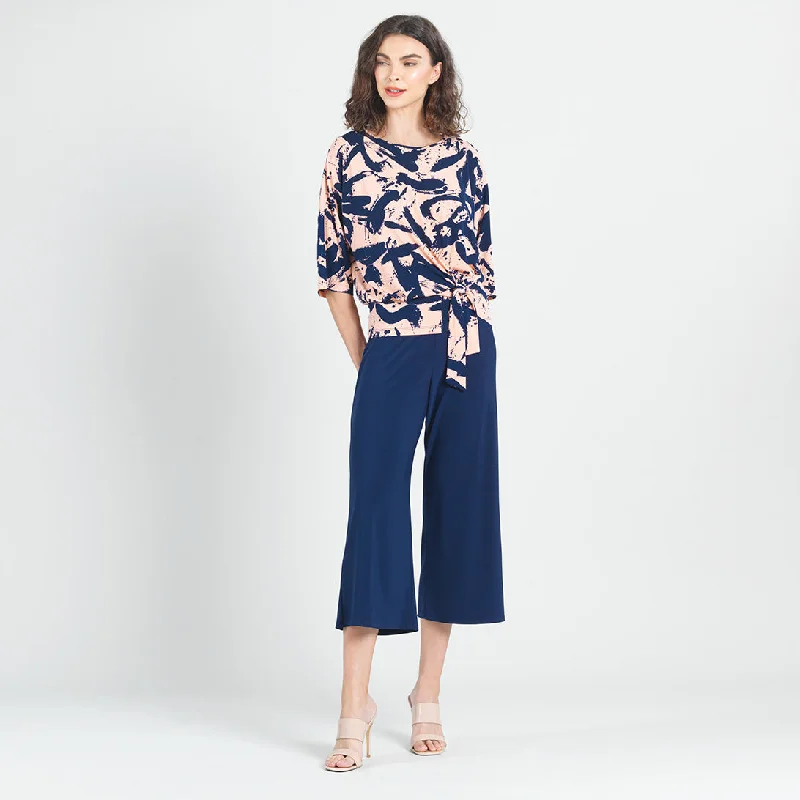 Side Tie Top - Splash Stroke - Final Sale! Refined Women's Classic 